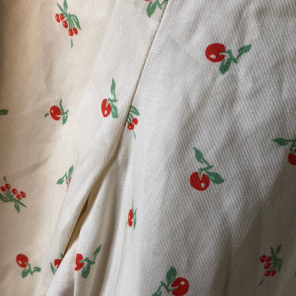 Anthropologie Feather Bone Flare Cherry Pants - Picture 8 of 8